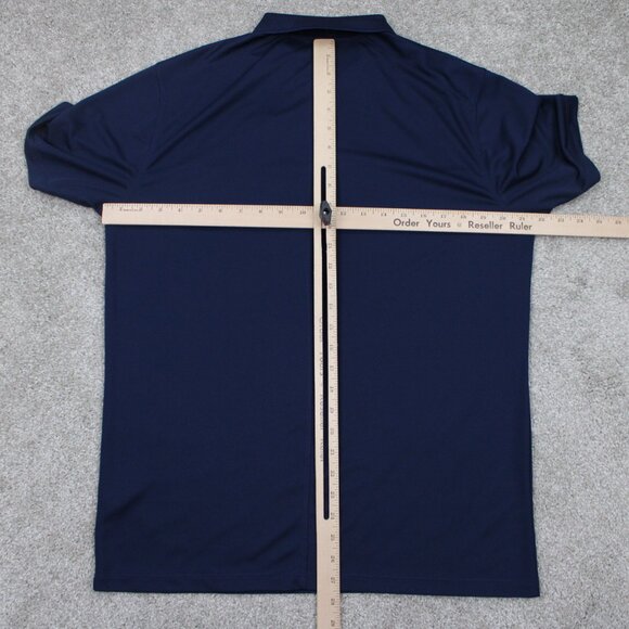 Nike Cleveland Cavaliers Polo Shirt Mens Medium Blue Dri-Fit NBA S/S Pullover - Picture 11 of 14